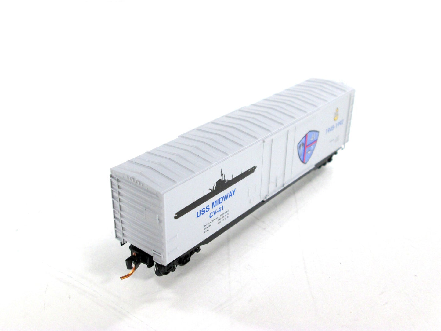 N Scale **USS MIDWAY** US Navy Aircraft Carrier Box Car -- Micro Trains 03800411