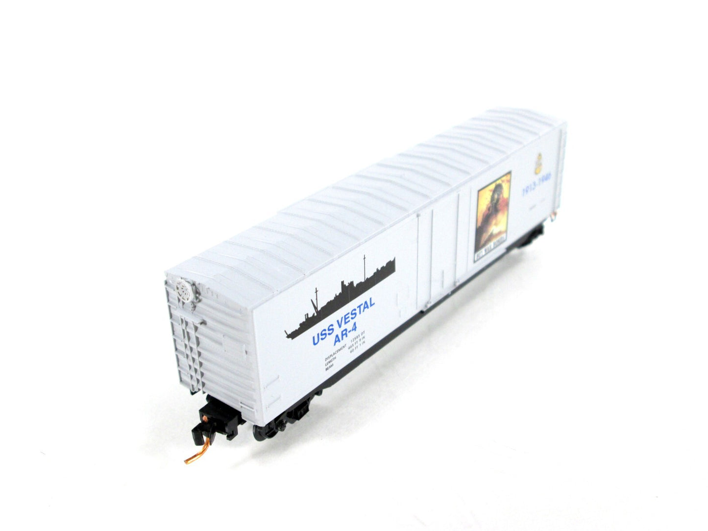 N Scale *PEARL HARBOR BATTLESHIP ROW* USS Vestal Box Car - Micro Trains 99321060