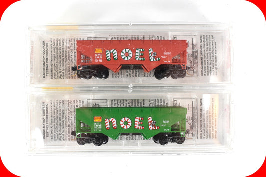 N Scale **NOEL** 33' Twin-Bay Christmas Hopper 19971, 19972 - Micro Trains 55392