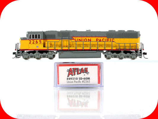 N Scale ***UNION PACIFIC*** SD-60M Locomotive, UP 2265 - Atlas 49210 - DCC Ready