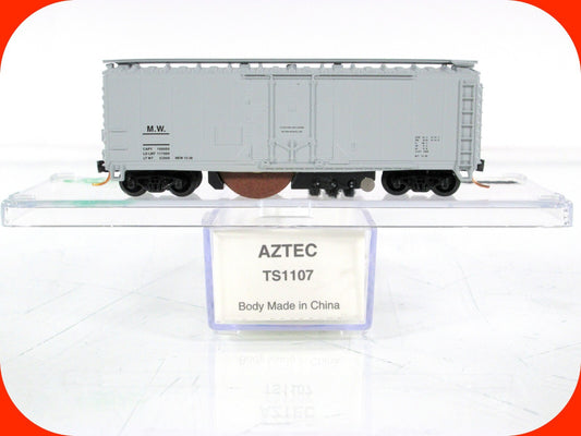 N Scale ***MAINTENANCE of WAY*** Roller Wheel Track Cleaner Car --- AZTEC TS1107