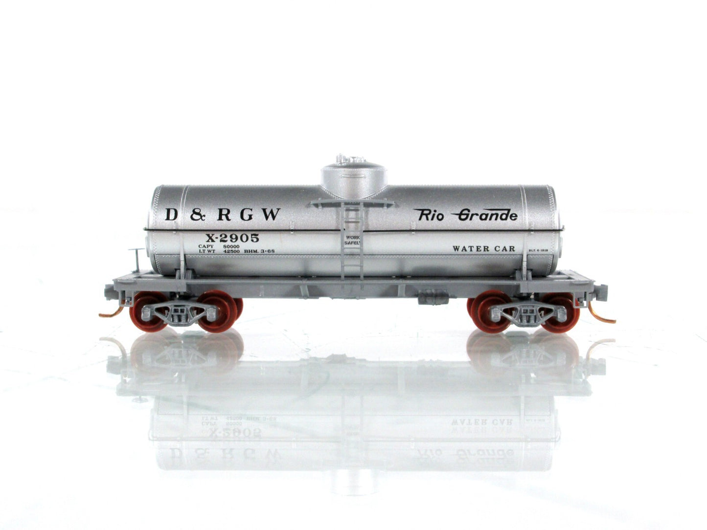 N Scale **DENVER RIO GRANDE** MOW Water Tanker X-2905 - Micro Trains NSC Special