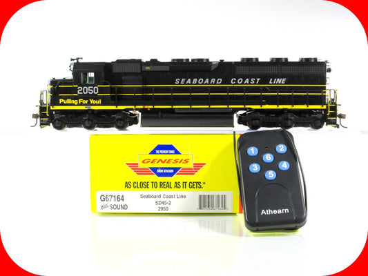 HO Scale ***SEABOARD*** SD45-2, SCL 2050 - Athearn G67164, w/ DCC Sound & Remote