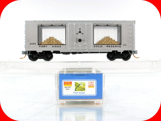 N Scale ***FORT KNOX GOLD*** Transparent Box Car - Micro Trains NSC 08-31 **RARE