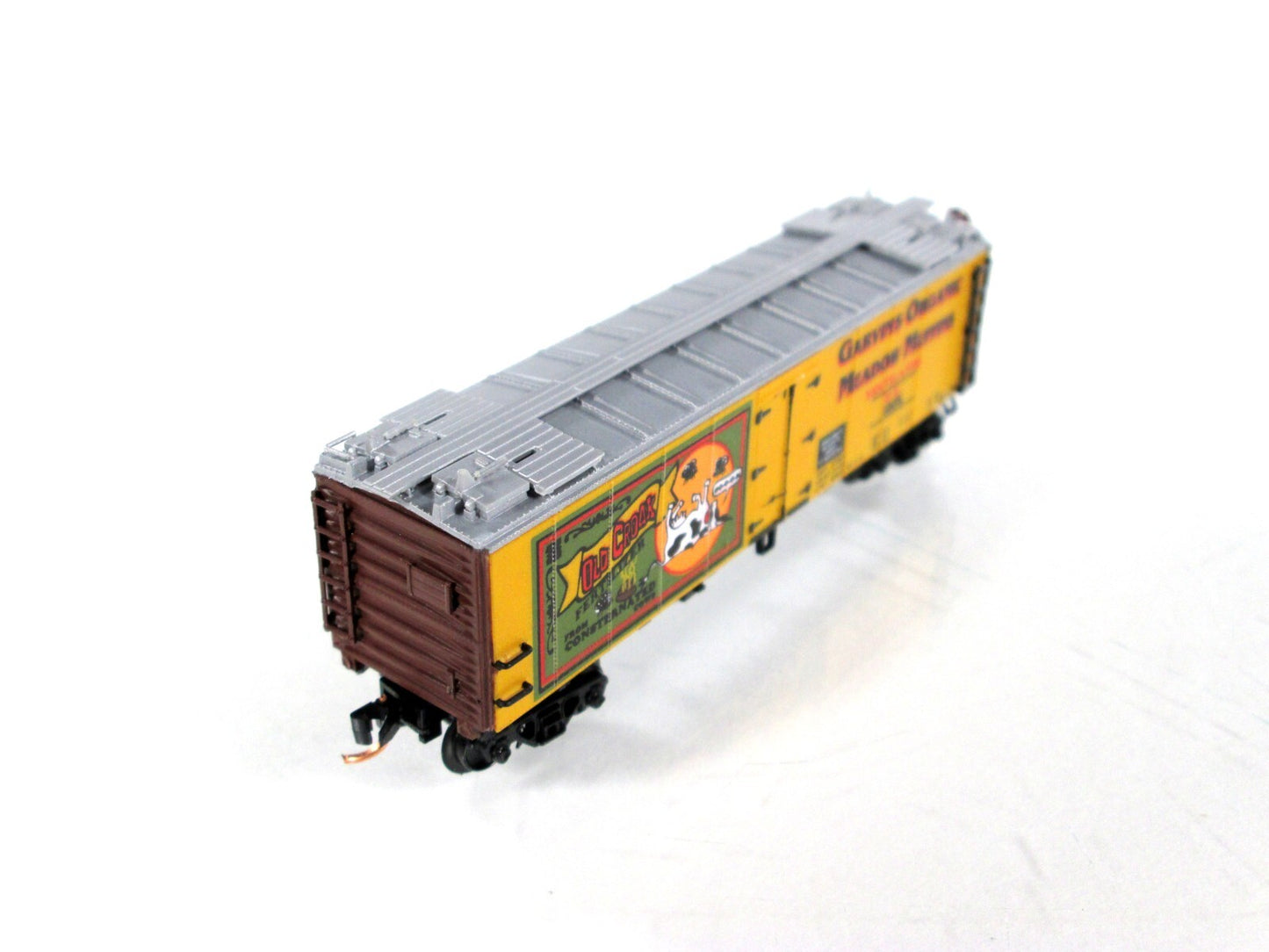 N Scale **OLD CROAK - MEADOW MUFFINS** Reefer - Intermountain / Challenger *RARE