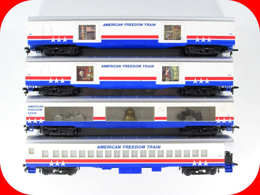 HO Scale ***AMERICAN FREEDOM TRAIN*** 4-Car Passenger Set, 1776-1976  --  LIONEL