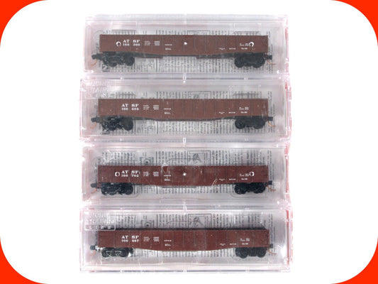 N Scale **SANTA FE** GA-69 Gondola 4-Pack - Micro Trains & George Hollwedel RARE