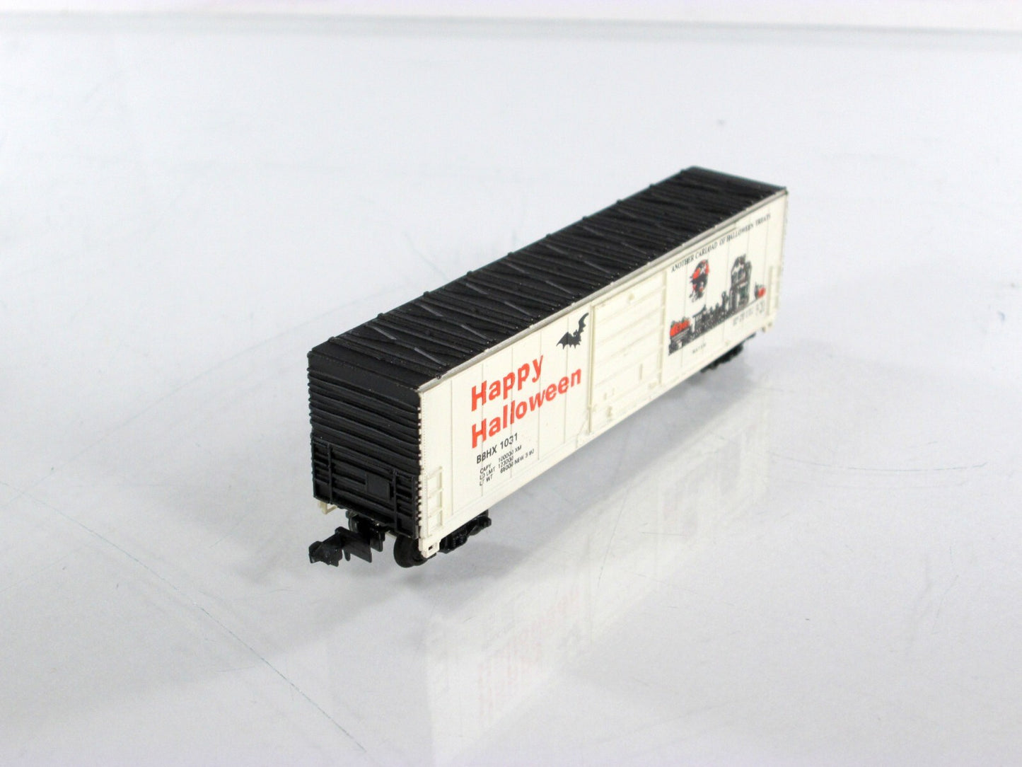 N Scale ***HAPPY HALLOWEEN*** 50' Box Car, BBHX 1031 ----- Bev-Bel 2177 ***RARE*