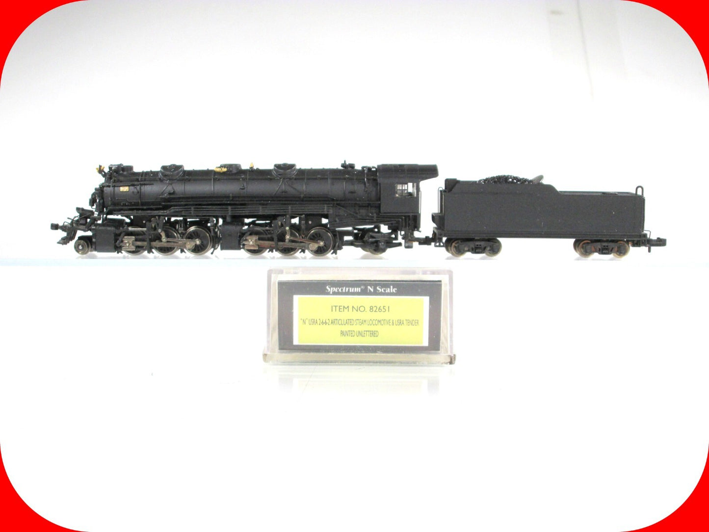 N Scale USRA 2-6-6-2 Articulated Locomotive Undecorated -Bachmann Spectrum 82651