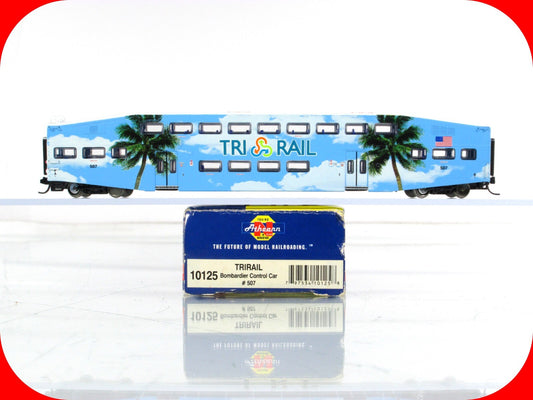 N Scale **TRI-RAIL** Bombardier Commuter Control Car #507 - Athearn 10125 **RARE