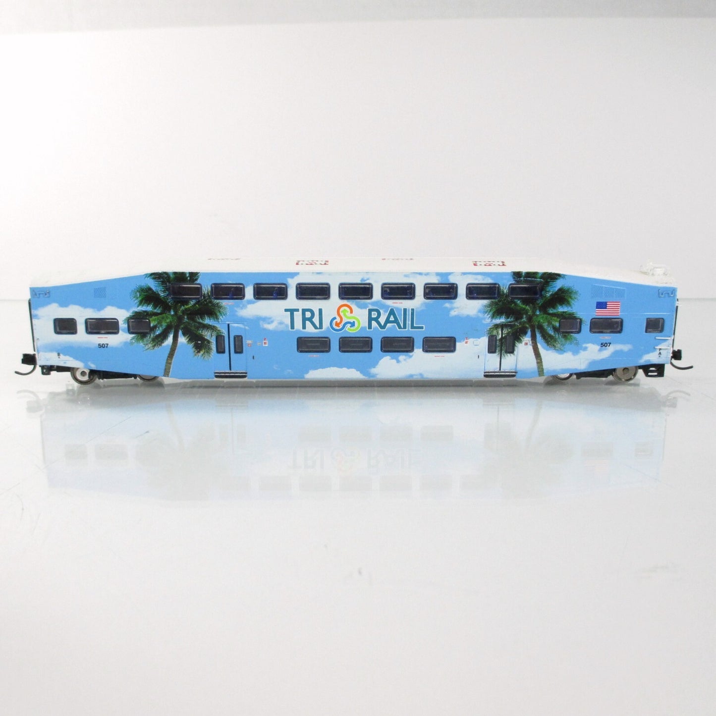 N Scale **TRI-RAIL** Bombardier Commuter Control Car #507 - Athearn 10125 **RARE