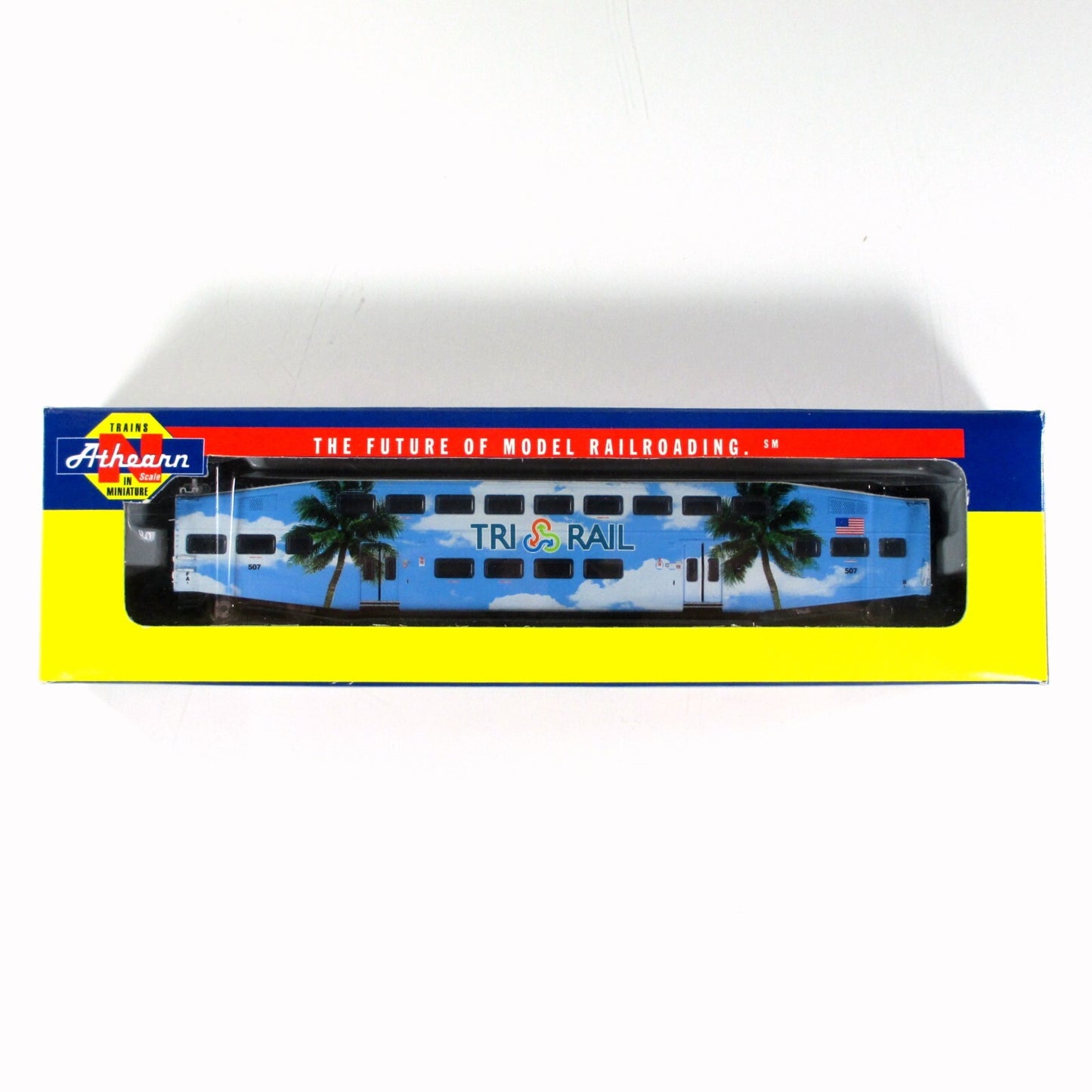 N Scale **TRI-RAIL** Bombardier Commuter Control Car #507 - Athearn 10125 **RARE