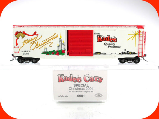HO Scale ***MERRY CHRISTMAS*** 50' Box Car 2004 - Kadee Special Ltd 6901, SN 344