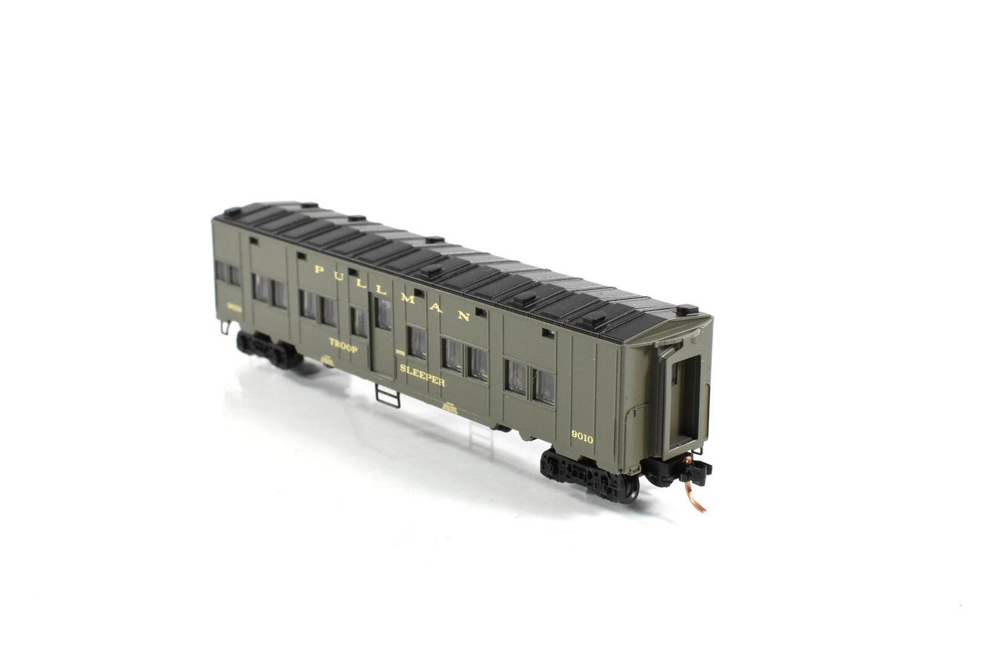N Scale WWII US OFFICE of DEFENSE 50' Troop Sleeper #9010 -Micro Trains 116010.1
