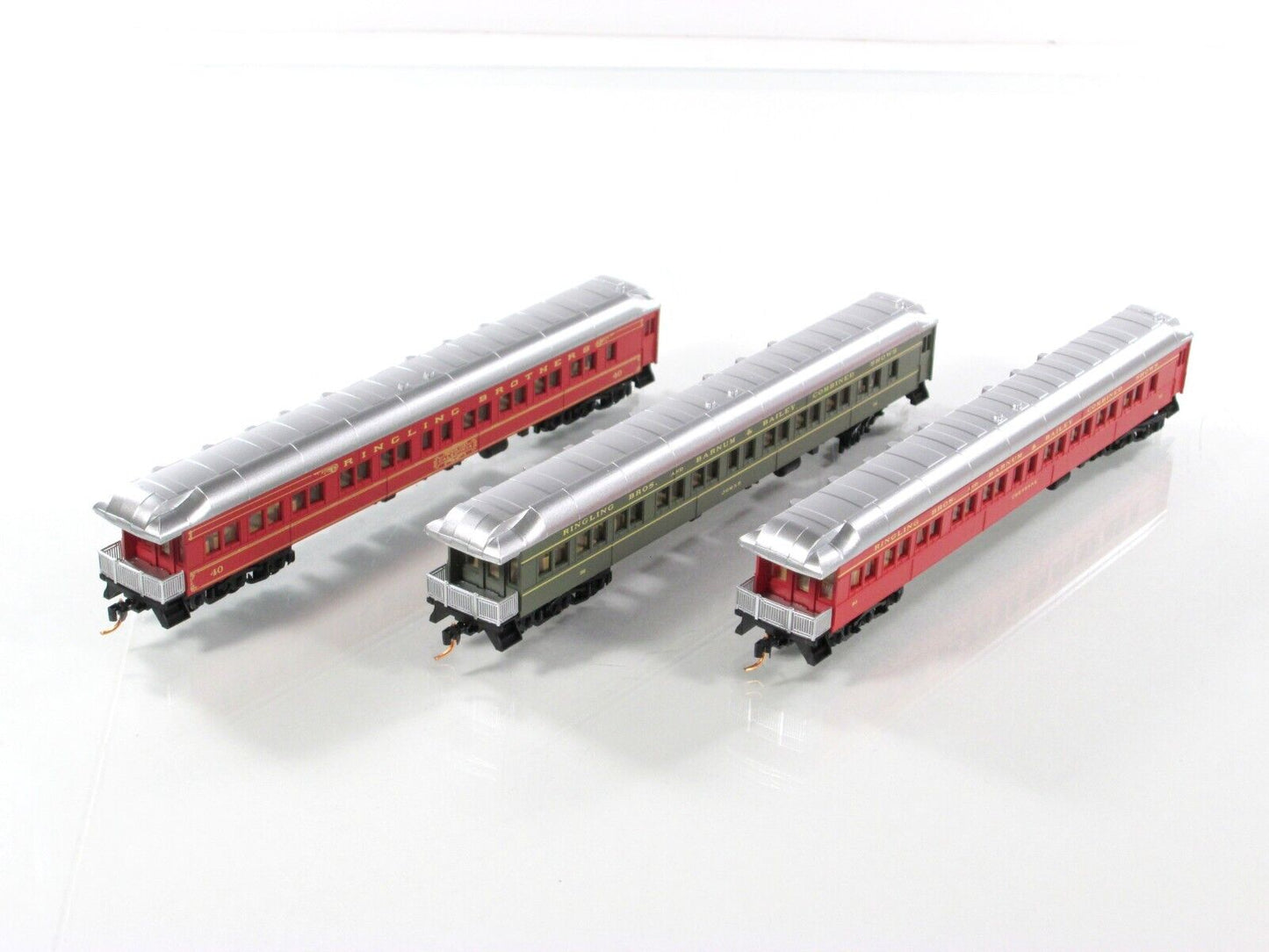 N Scale **RINGLING** CIRCUS Observation Passenger 3-Pack - Micro Trains 99301320