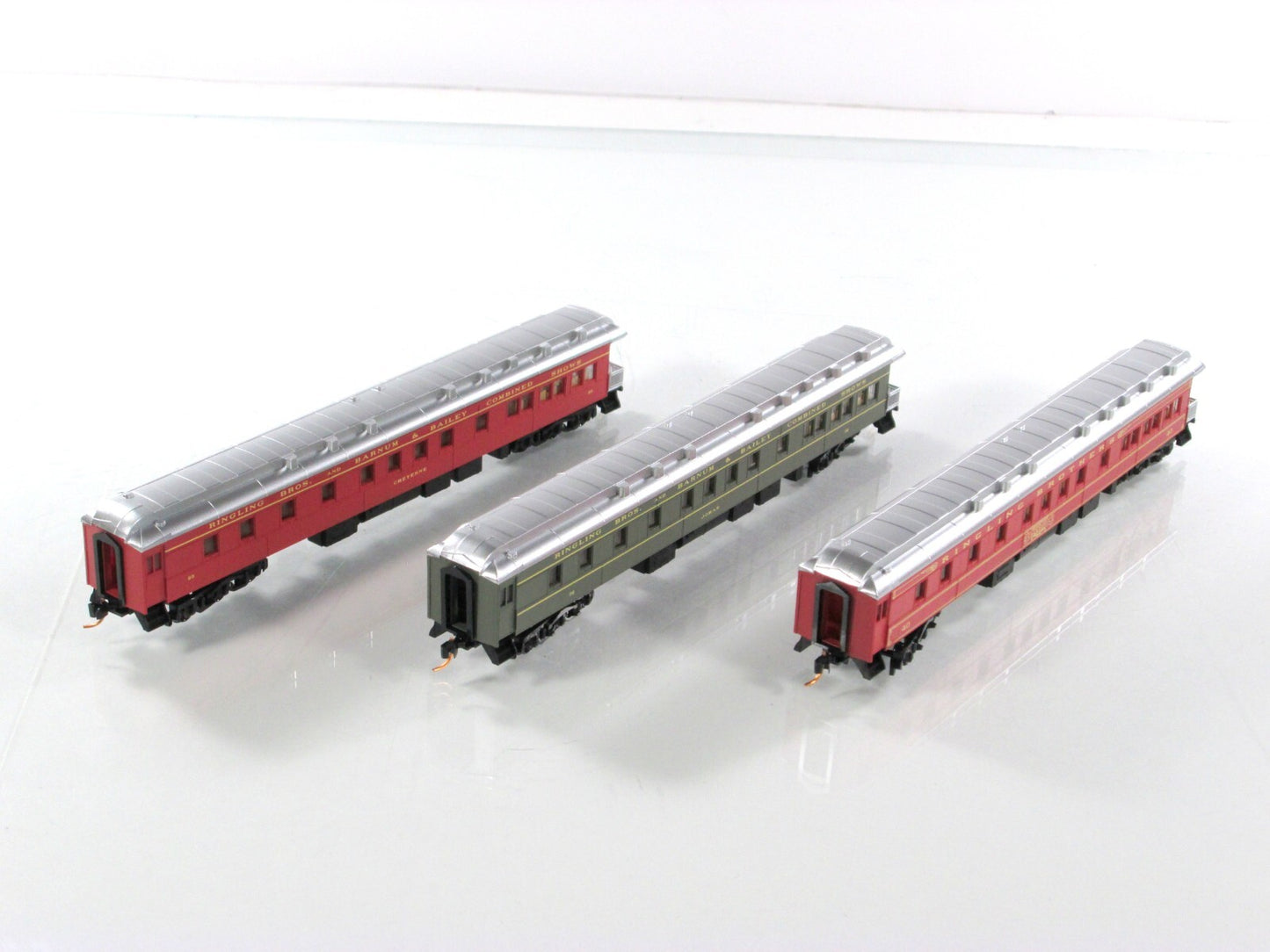 N Scale **RINGLING** CIRCUS Observation Passenger 3-Pack - Micro Trains 99301320