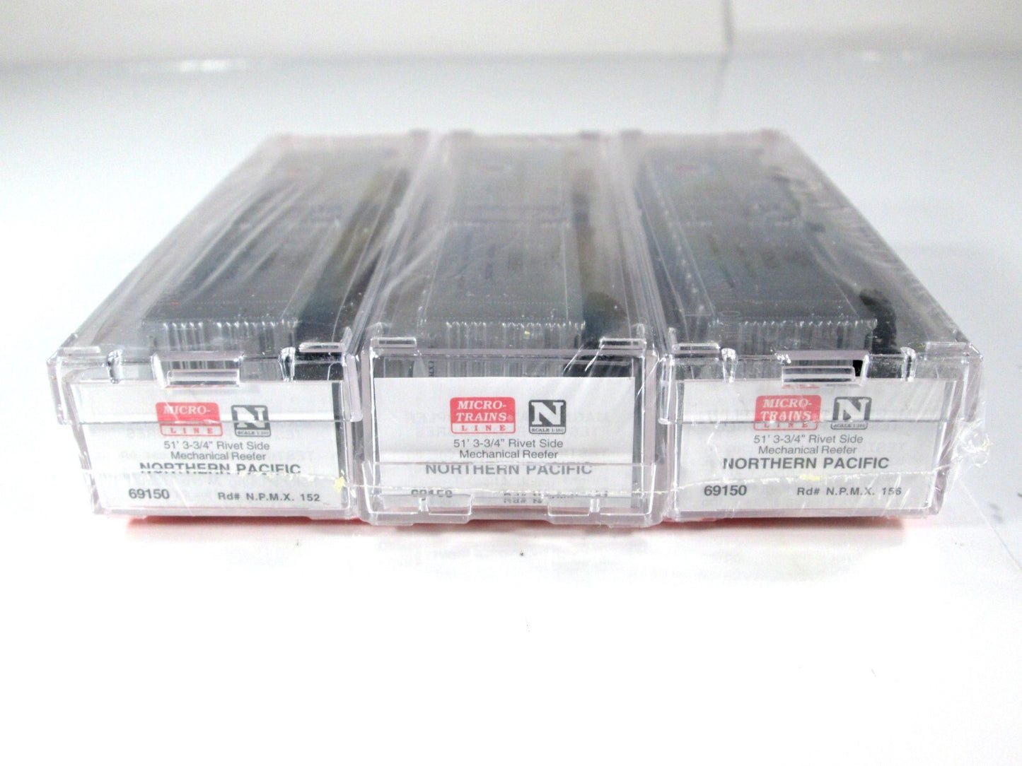 N Scale **NORTHERN PACIFIC** Reefer 3-Pk - NPMX 152,154,156 - Micro Trains 69152