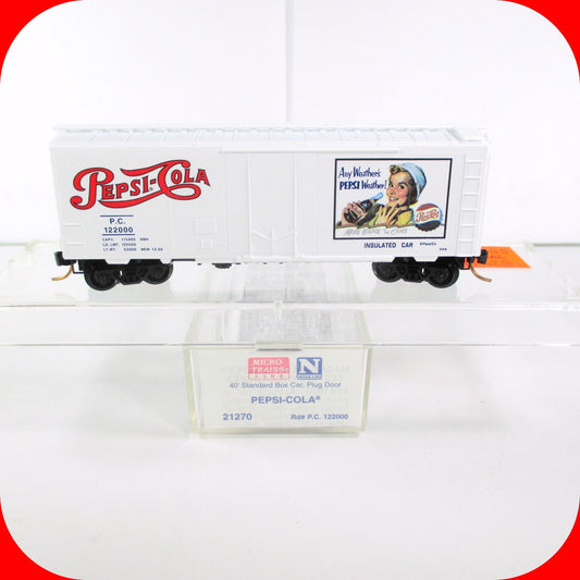 N Scale **PEPSI-COLA** Box Car ***Amy Weather*** PC #122000 - Micro Trains 21270