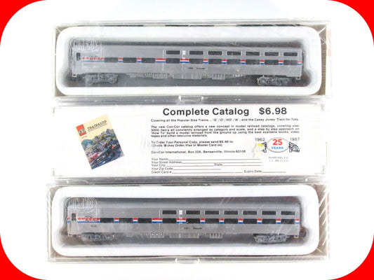 N Scale AMTRAK Ph III Viewliner Diner #8400, Sleepers #2300 2301 -Con-Cor 466103