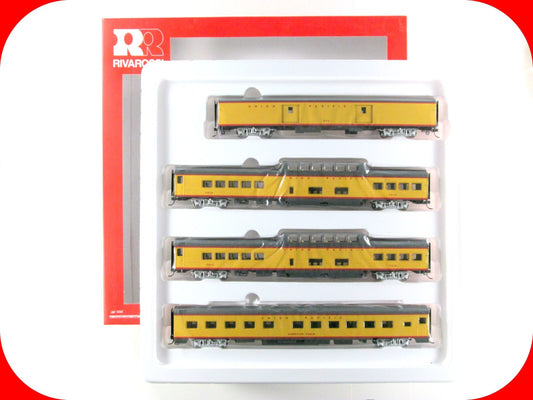 HO Scale UNION PACIFIC Lightweight Passenger Set B -Rivarossi R6996, Knuckle Cpl