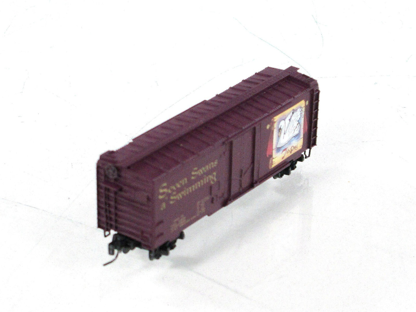 Z Scale *SEVEN SWANS SWIMMING* 12 Days Christmas Box Car - Micro Trains 50200370