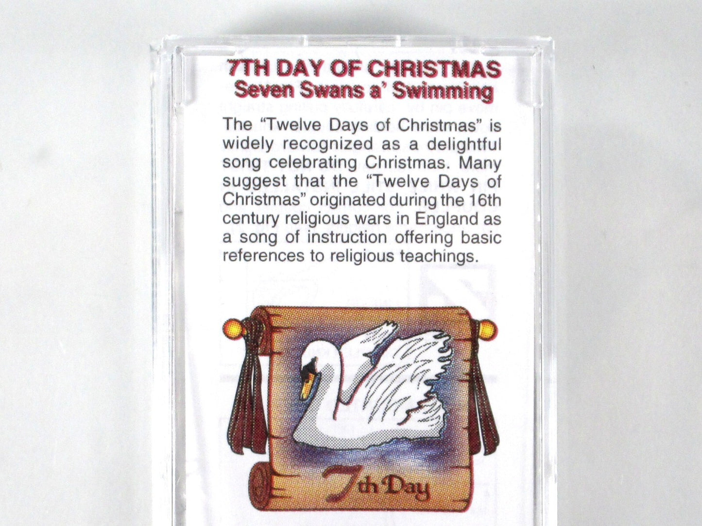 Z Scale *SEVEN SWANS SWIMMING* 12 Days Christmas Box Car - Micro Trains 50200370