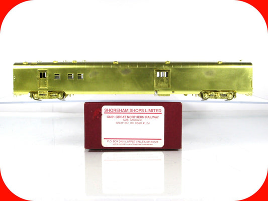 HO Scale BRASS ***GREAT NORTHERN*** Mail-Baggage GN / CB&Q - Shoreham Shops GN01