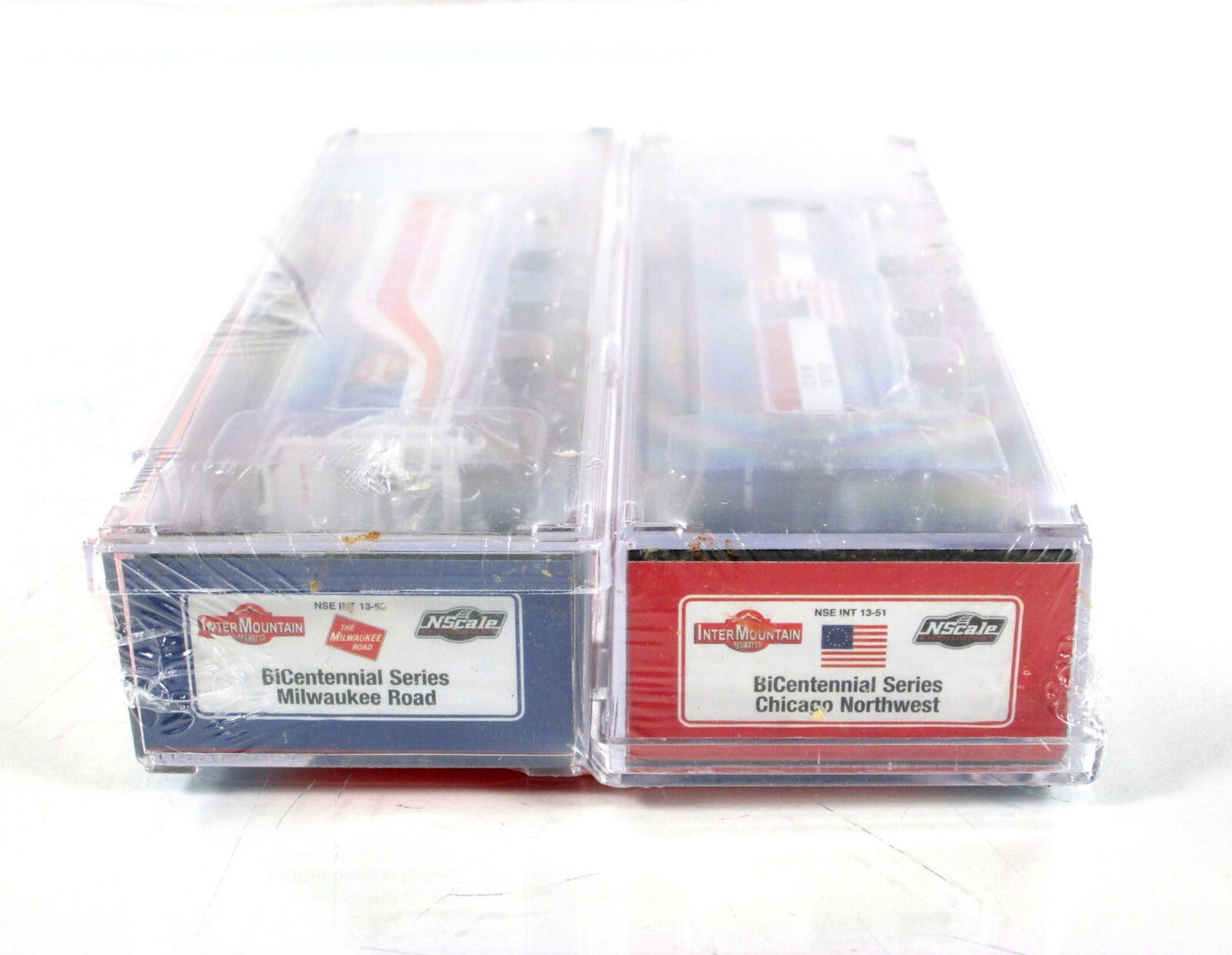 N Scale *AMERICA'S BICENTENNIAL* MILEPOST 200 Hopper Set -Intermountain NSE-INT