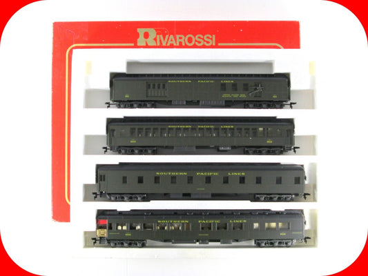 HO Scale ***SOUTHERN PACIFIC*** 1920s Passenger 4-Car Set B ---- Rivarossi 6929