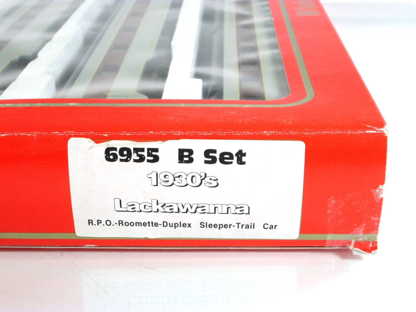 HO Scale ***LACKAWANNA*** 1930s Lightweight Passenger Car Set B - Rivarossi 6955