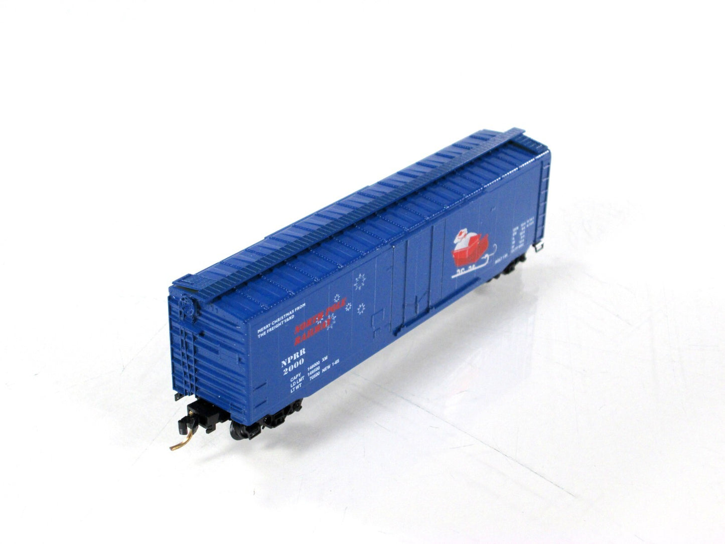 N Scale ***NORTH POLE RAILROAD** 50' Box Car NPRR 2000 - Premiere Editions *RARE