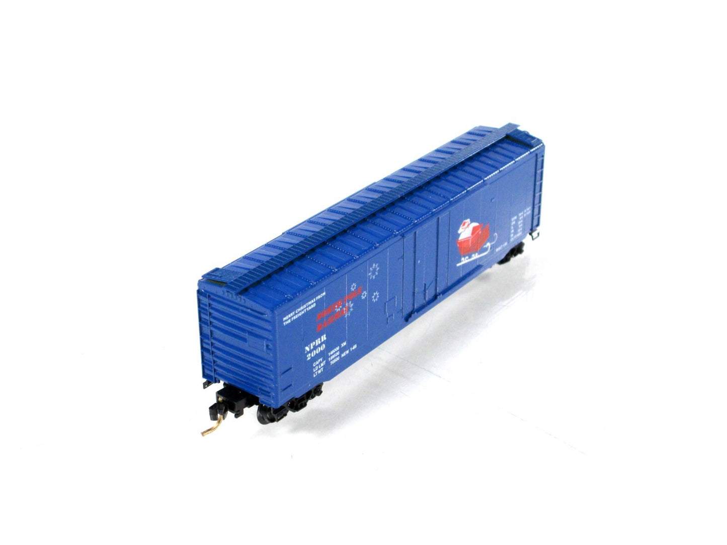 N Scale ***NORTH POLE RAILROAD** 50' Box Car NPRR 2000 - Premiere Editions *RARE