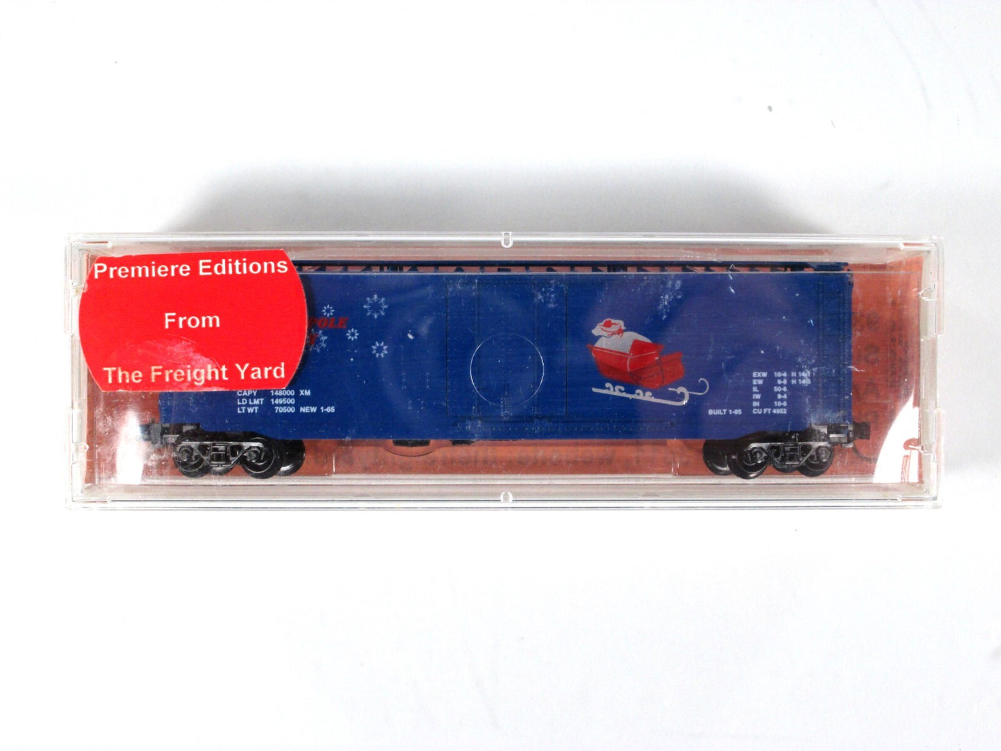 N Scale ***NORTH POLE RAILROAD** 50' Box Car NPRR 2000 - Premiere Editions *RARE