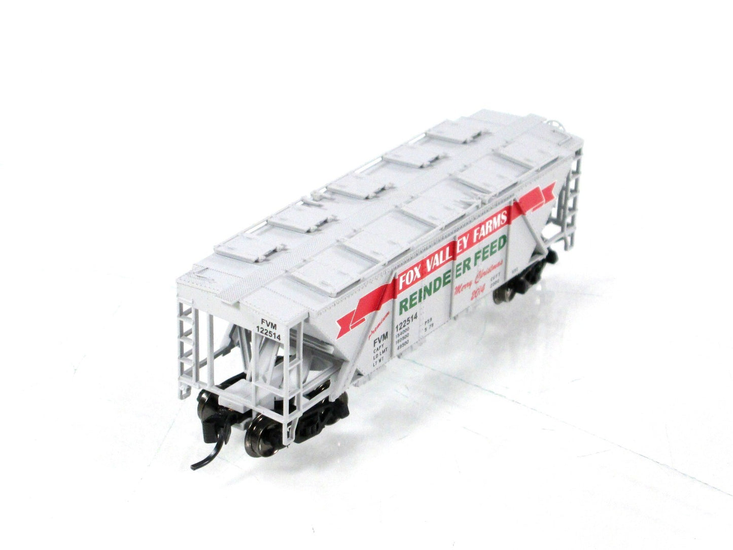 N Scale ***REINDEER FEED*** Christmas H30 Hopper 2014 -- Fox Valley 8936 **RARE*