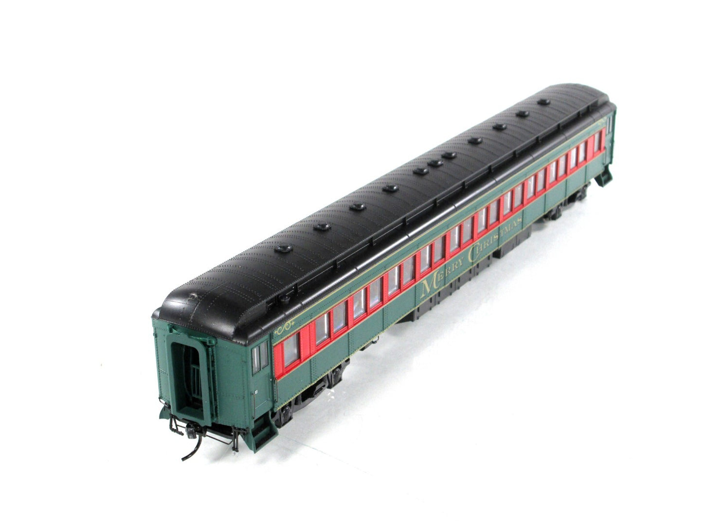 HO Scale **MERRY CHRISTMAS** P70 Passenger Coach - Broadway 6452, Lighted **RARE