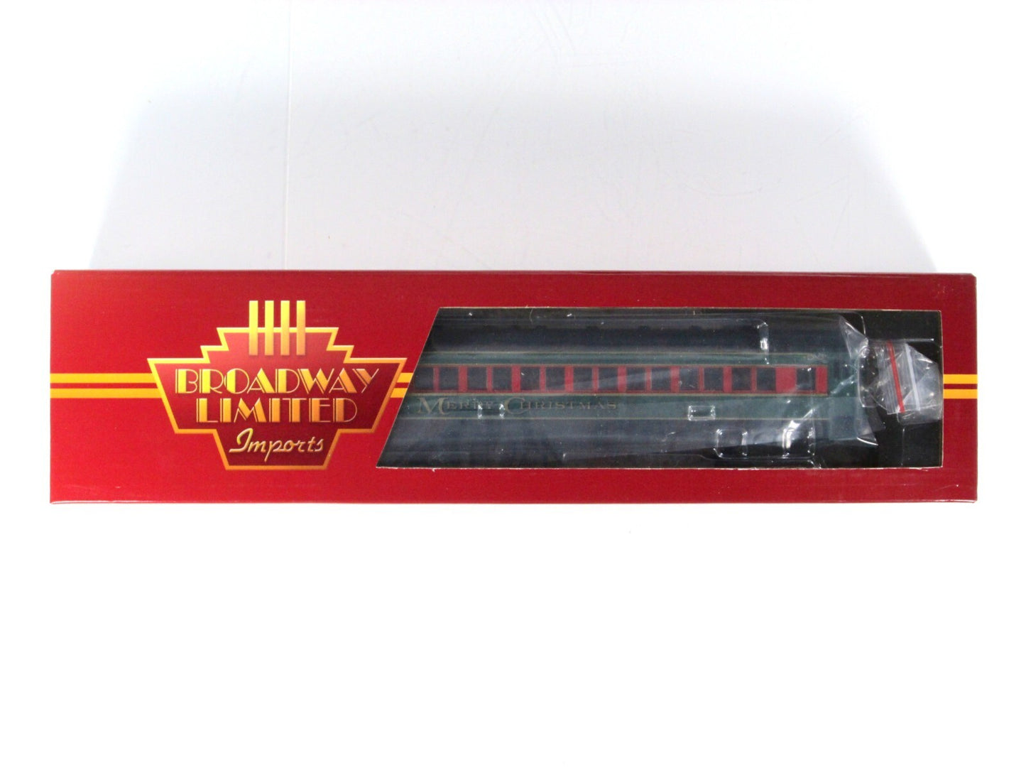 HO Scale **MERRY CHRISTMAS** P70 Passenger Coach - Broadway 6452, Lighted **RARE