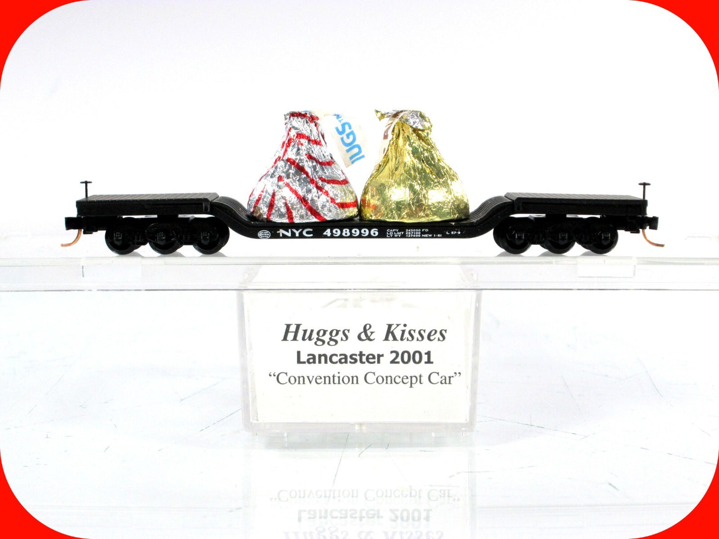 N Scale **HUGS & KISSES** Lancaster 2001 Concept Car  - MTL, Lowell Smith **RARE