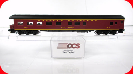 N Scale ***NS , WEST VIRGINIA*** Office Car Special - Micro Trains, Lowell Smith