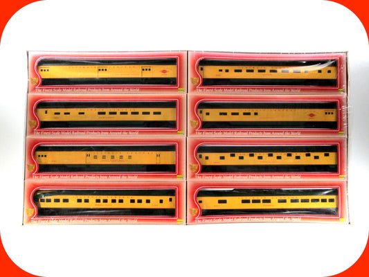 HO Scale **ILLINOIS CENTRAL CITY of MIAMI** Passenger Car 8-Pack Set - IHC 50414
