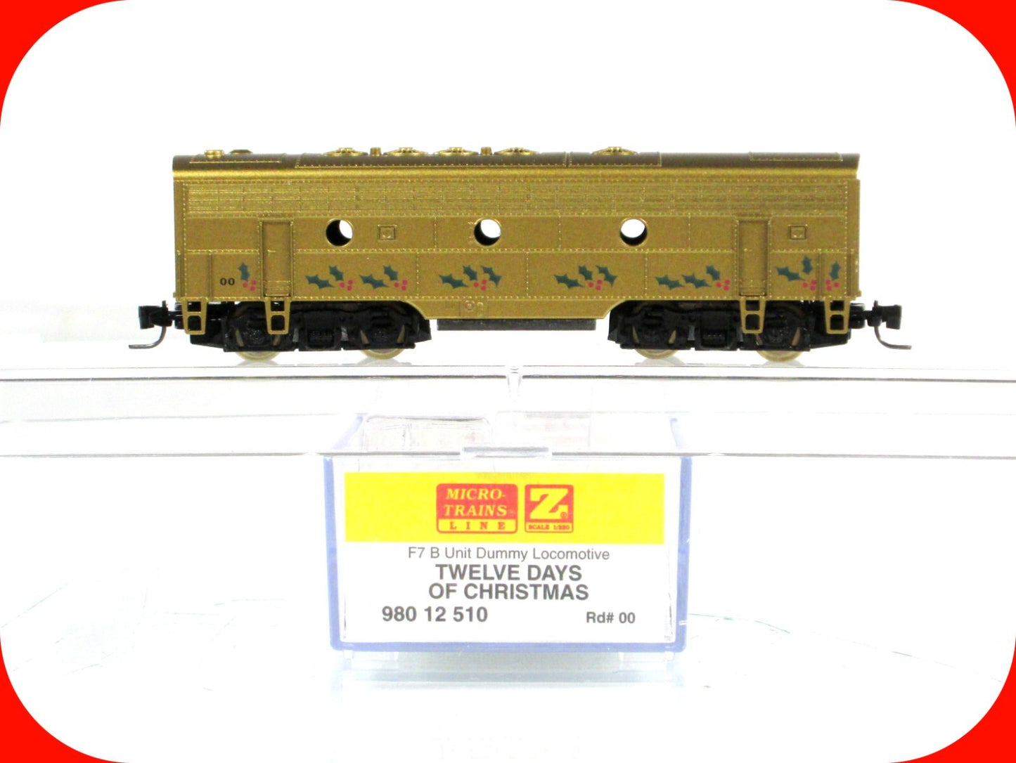Z Scale ***12 DAYS of CHRISTMAS*** F7-B Dummy Locomotive - Micro Trains 98012510