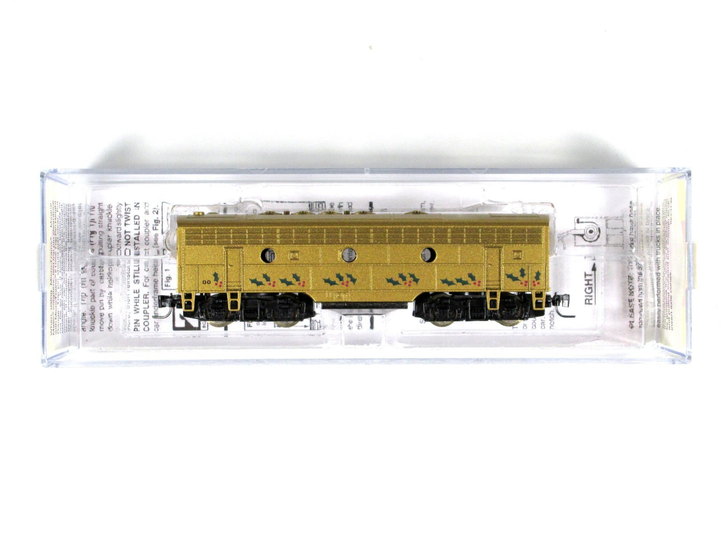 Z Scale ***12 DAYS of CHRISTMAS*** F7-B Dummy Locomotive - Micro Trains 98012510