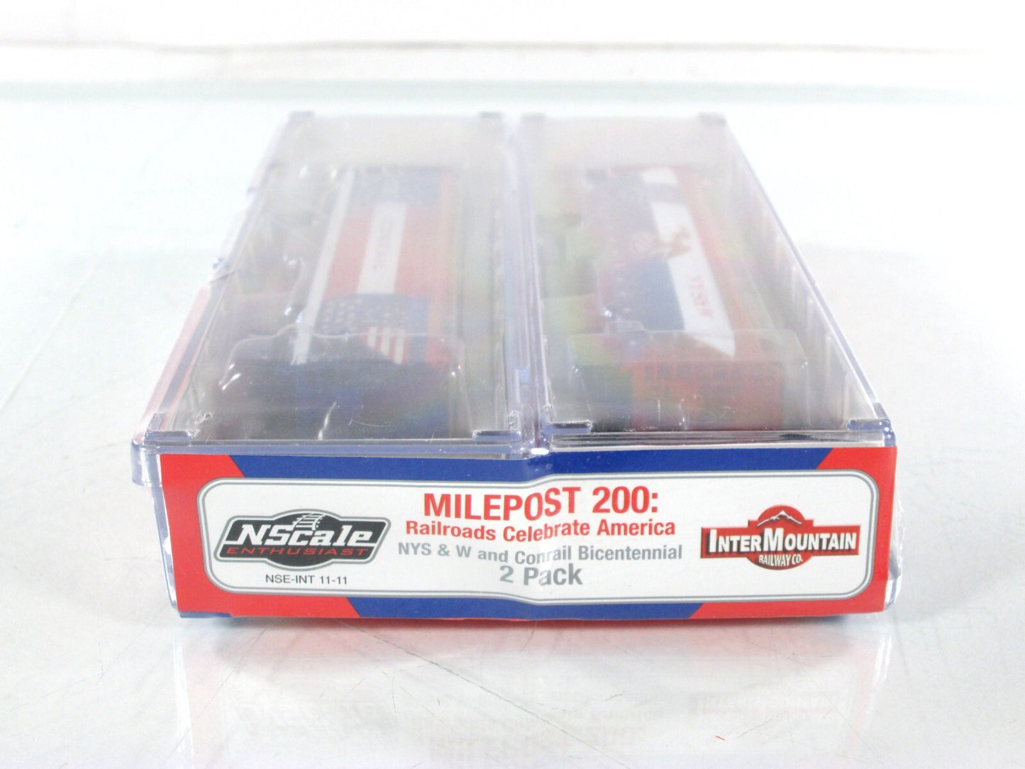 N Scale *AMERICA'S BICENTENNIAL** MILEPOST 200 Hopper Set, Intermountain NSE-INT