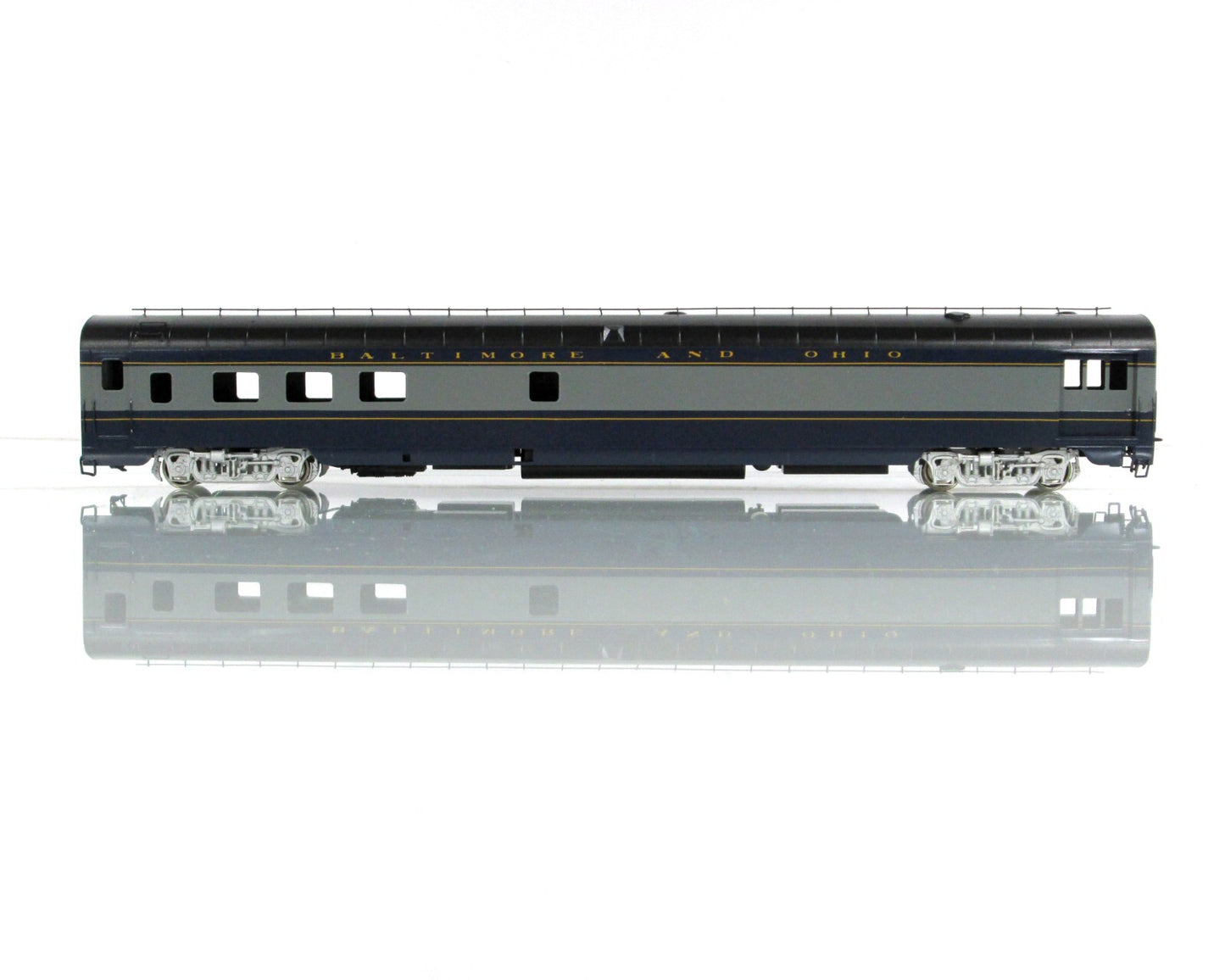 HO Scale BRASS ***B&O*** Baggage, Dorm, Coffee Shop #1350/1 - Palace Car Company