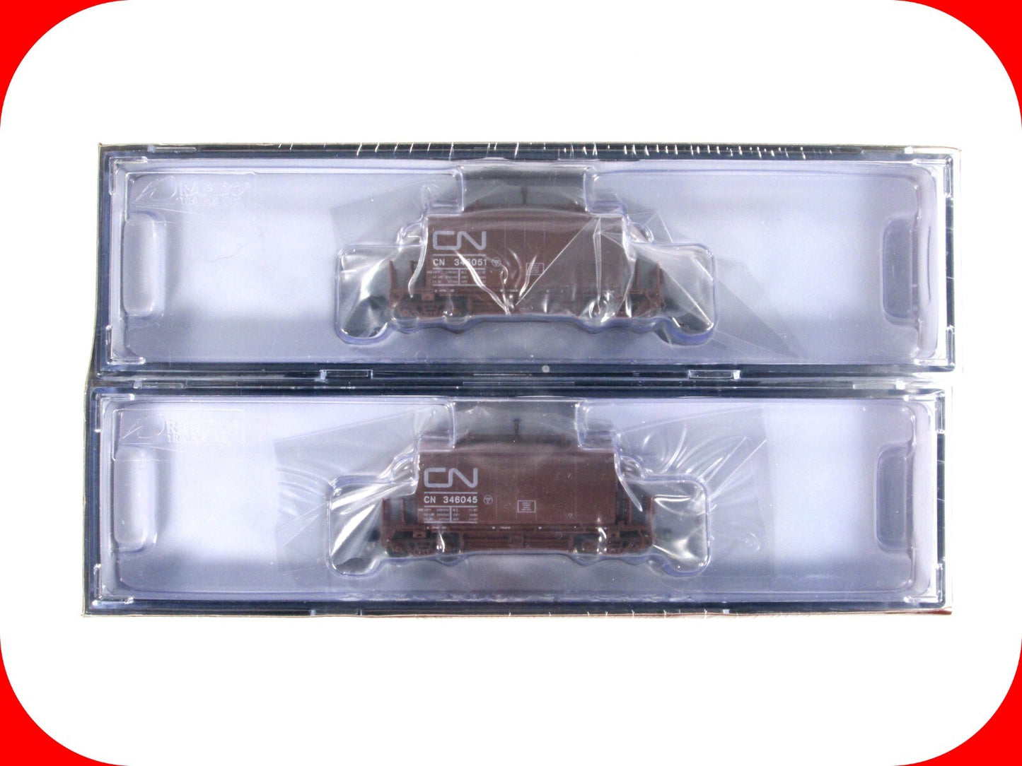 N Scale **CANADIAN NATIONAL** Short Barrel Ore Car 6-Set - Rapido Trains 543004A