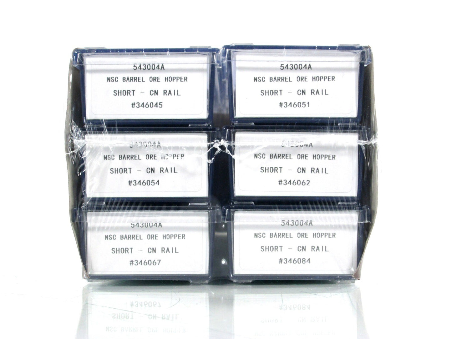 N Scale **CANADIAN NATIONAL** Short Barrel Ore Car 6-Set - Rapido Trains 543004A