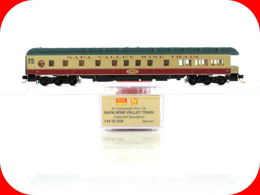 N Scale ***NAPA WINE TRAIN*** Cabernet Savignon Diner ---- Micro Trains 14455059