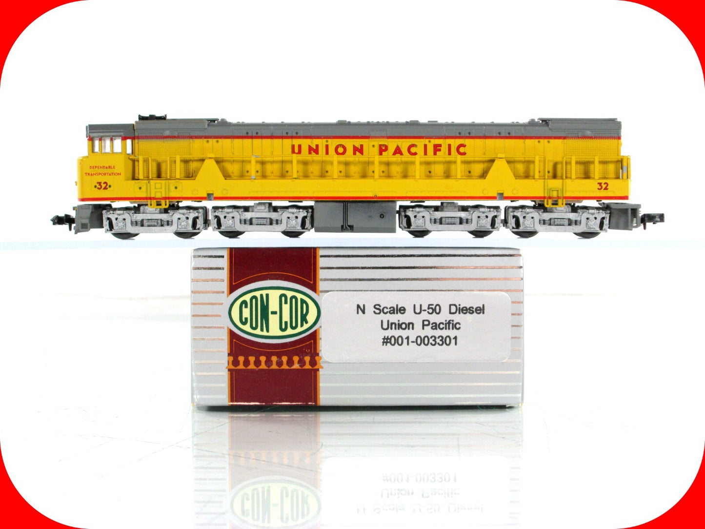 N Scale ***UNION PACIFIC U50*** EMD Diesel Locomotive, UP #32 --- Con-Cor 003301