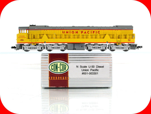 N Scale ***UNION PACIFIC U50*** EMD Diesel Locomotive, UP #32 --- Con-Cor 003301
