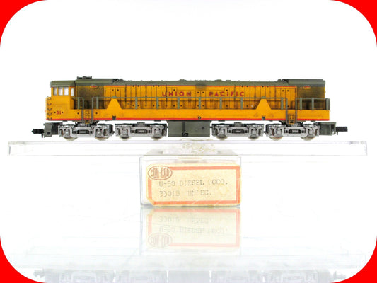 N Scale *UNION PACIFIC U50* Locomotive, Weathered, UP #31 -Con-Cor 3301B