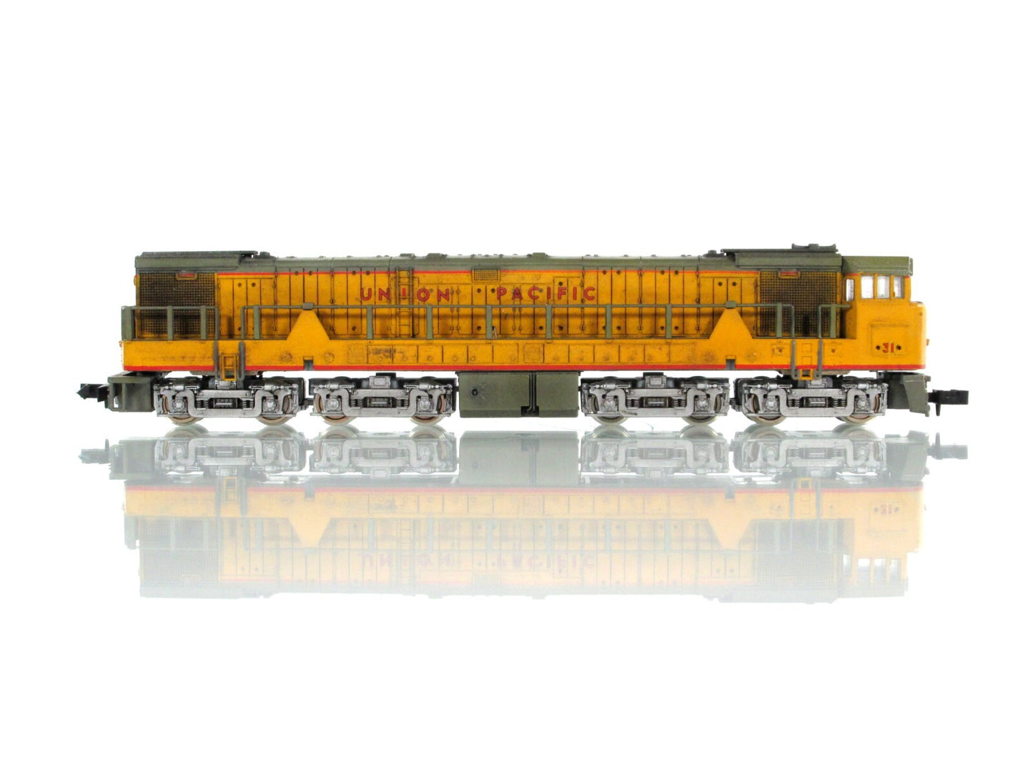 N Scale *UNION PACIFIC U50* Locomotive, Weathered, UP #31 -Con-Cor 3301B